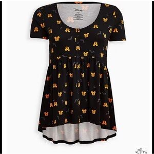 Disney Halloween Plus Size Torrid Mickey Top